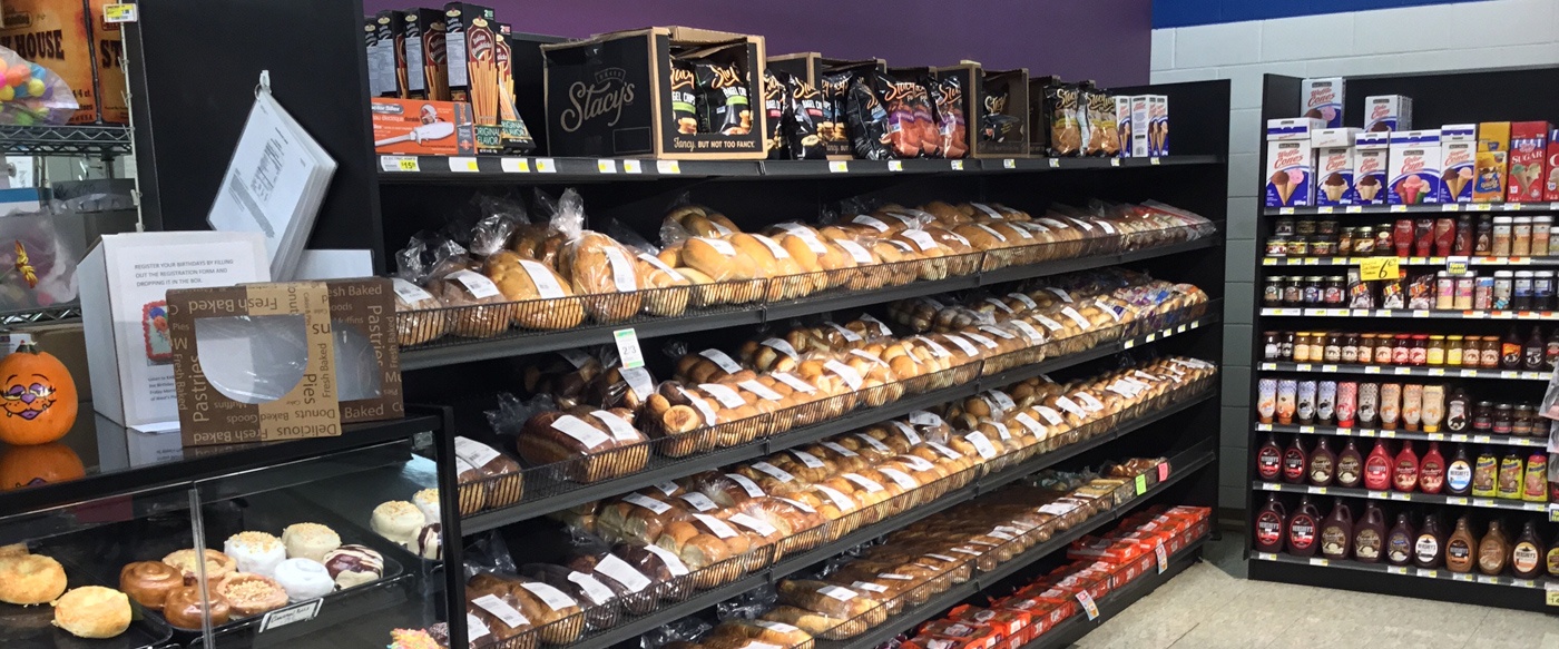 West's Plaza: Fresh baked bread from the bakery.