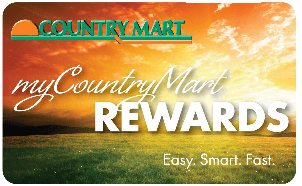 Image of Country Mart Rewards Card